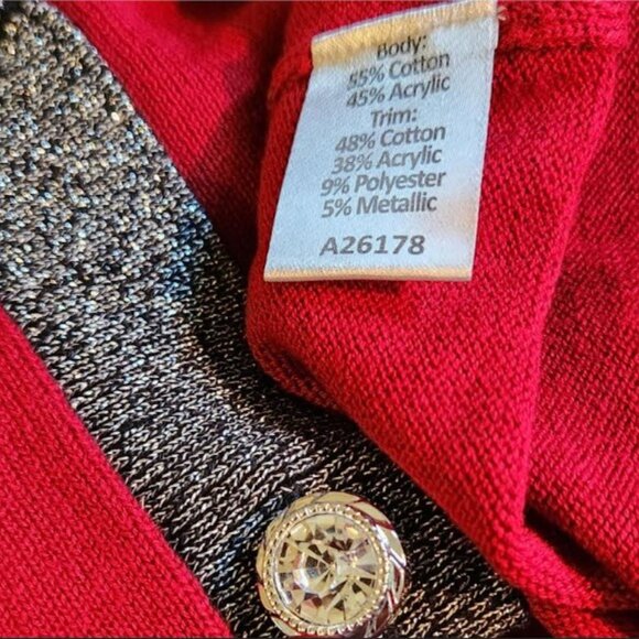 Tog Shop metallic trim cardigan - Picture 5 of 5